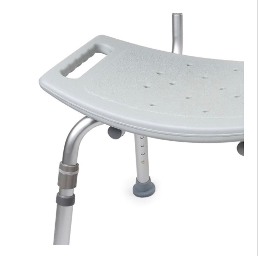 McKesson Aluminum Bath Transfer Bench with Removable Back