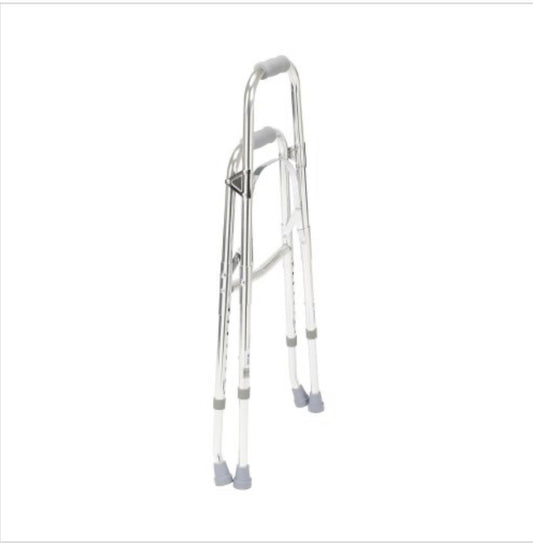 drive Hemi Aluminum Side Step Folding Walker, 29.5 – 37 Inch Height