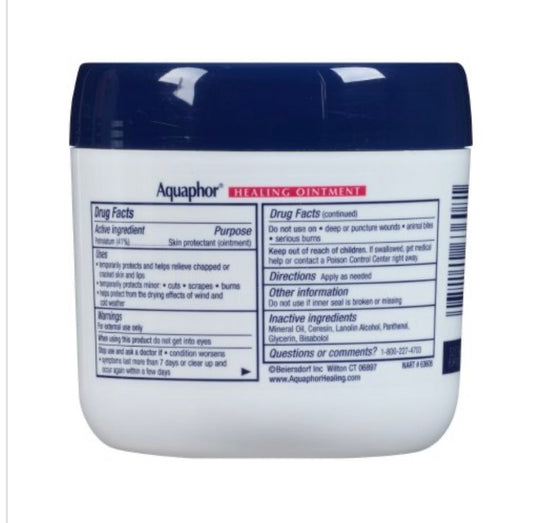 Aquaphor Advanced Therapy Healing Moisturizer Ointment, 14 oz. Jar