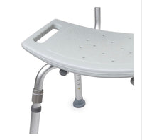 McKesson Aluminum Bath Transfer Bench with Removable Back