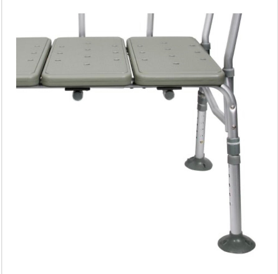 McKesson Aluminum Transfer Bench with Reversible Back