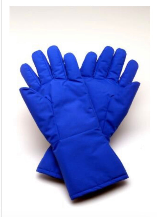 Cryo-Gloves Mid-Arm Cryogenic Glove, Size 9, Blue - Pair