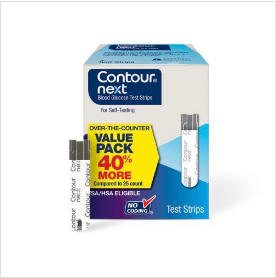 Contour Next Blood Glucose Test Strips - Box