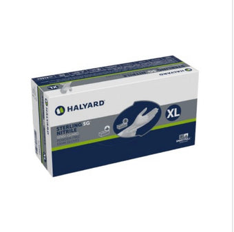 compare product Sterling SG Nitrile Exam Glove, Extra Large, Silver - Box
