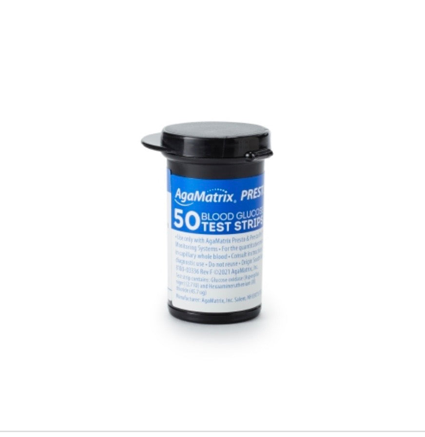 Wavesense Presto Blood Glucose Test Strips - Box