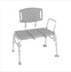 McKesson Knocked Down Bariatric Bath Transfer Bench, 18-1/4 to 23-1/4 Inch