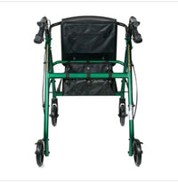 McKesson Folding Aluminum Four-Wheel Rollator, Green