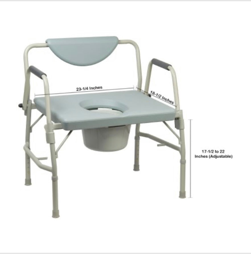 McKesson Bariatric Commode Chair