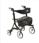 Nitro HD Bariatric Four-Wheel Rollator, Black