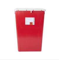 McKesson Prevent Sharps Container, 18 Gallon, 24-3/5 x 17-3/10 x 13 Inch