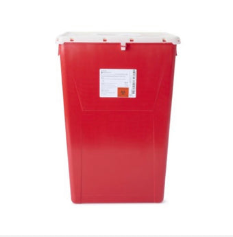 compare product McKesson Prevent Sharps Container, 18 Gallon, 24-3/5 x 17-3/10 x 13 Inch