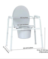 drive Shower Chair with Back and Removable Padded Arms