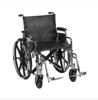compare product drive Sentra Extra HD Bariatric Wheelchair, 20-Inch Seat Width