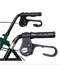McKesson Folding Aluminum Four-Wheel Rollator, Green