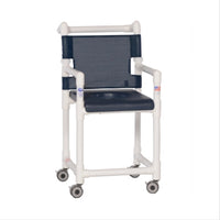IPU Deluxe Shower Chair Commode, Navy