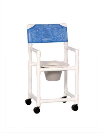 compare product IPU Standard Line Shower Chair Commode, Blue