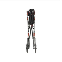 Nitro HD Bariatric Four-Wheel Rollator, Black