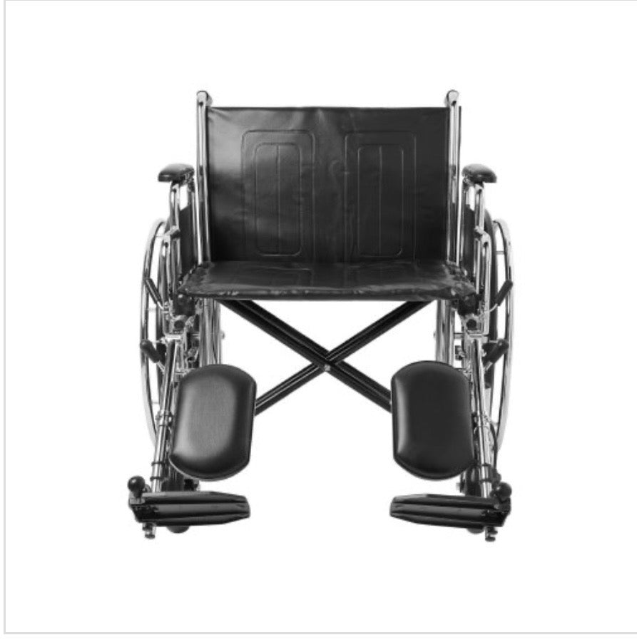 McKesson Bariatric Wheelchair, 22 Inch Seat Width