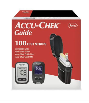 compare product Accu-Chek Guide Blood Glucose Test Strips