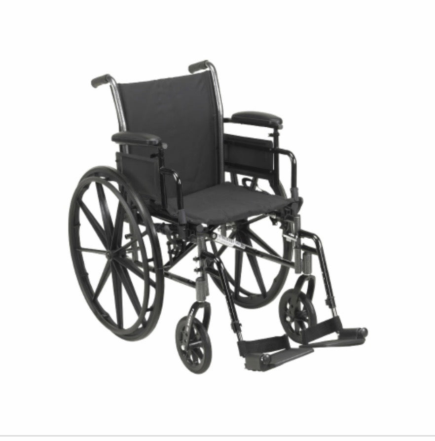 drive Cruiser III Lightweight Wheelchair, 20-Inch Seat Width